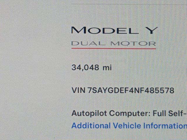 used 2022 Tesla Model Y car, priced at $31,577