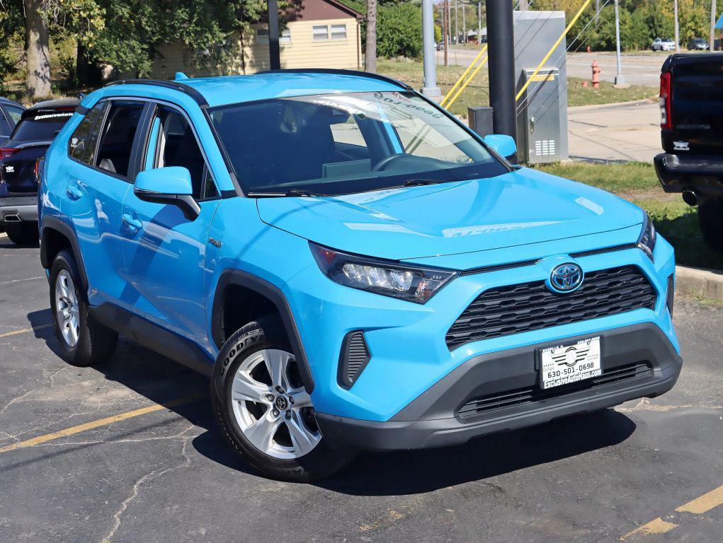 used 2021 Toyota RAV4 Hybrid car, priced at $21,995