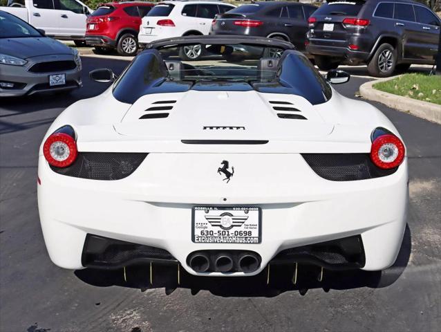 used 2013 Ferrari 458 Spider car, priced at $199,995