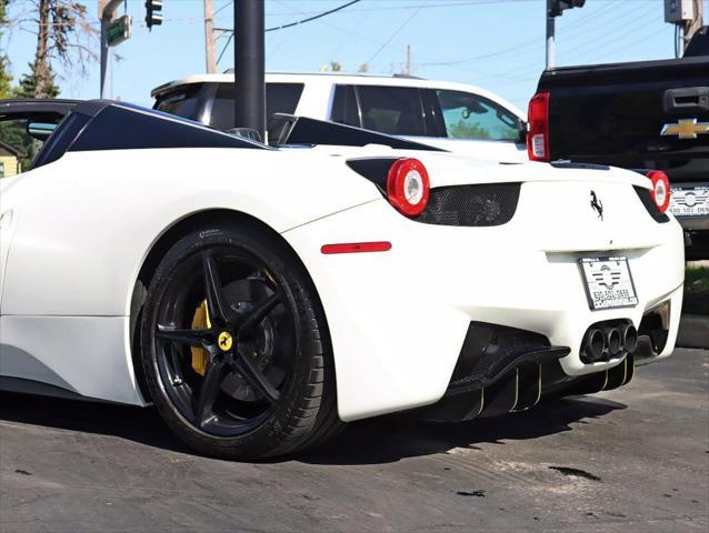 used 2013 Ferrari 458 Spider car, priced at $199,995