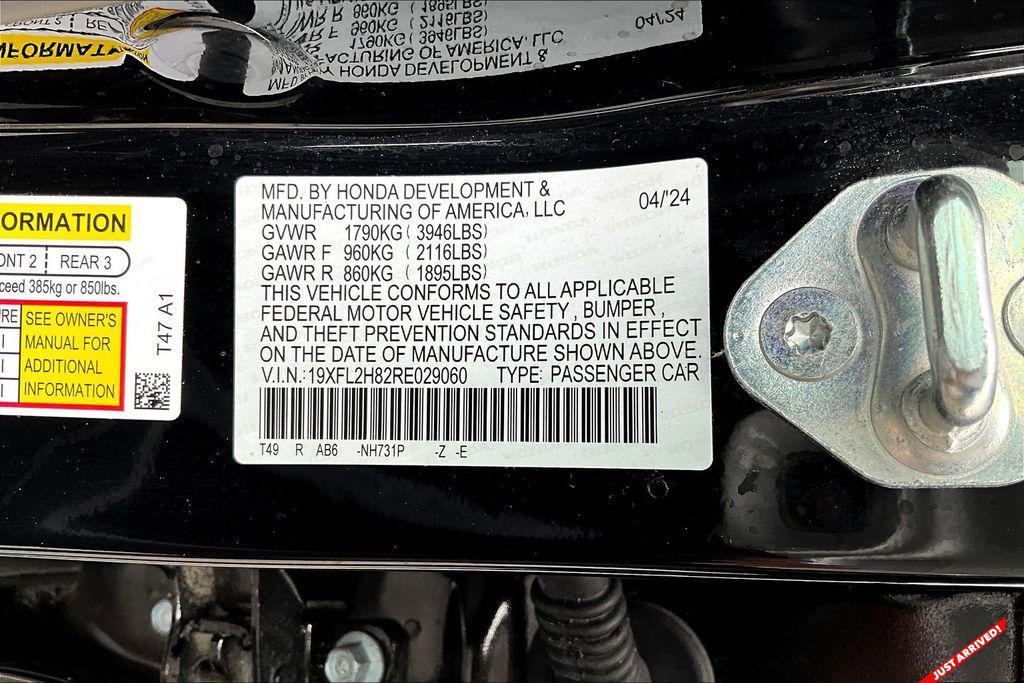 used 2024 Honda Civic car, priced at $23,338