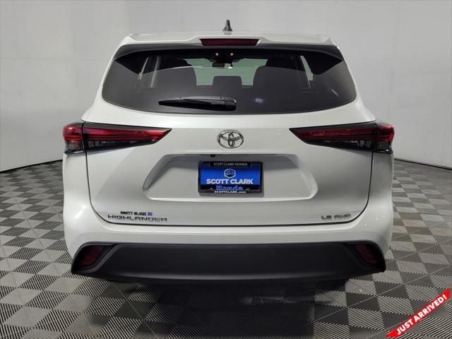 used 2022 Toyota Highlander car, priced at $30,500