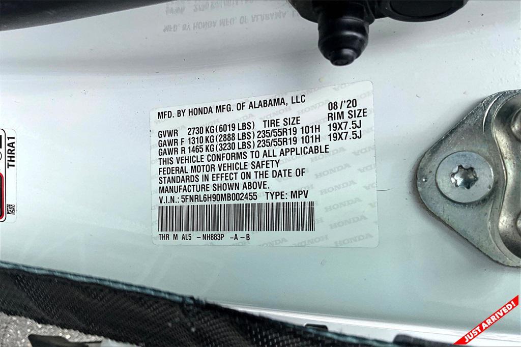 used 2021 Honda Odyssey car, priced at $35,000