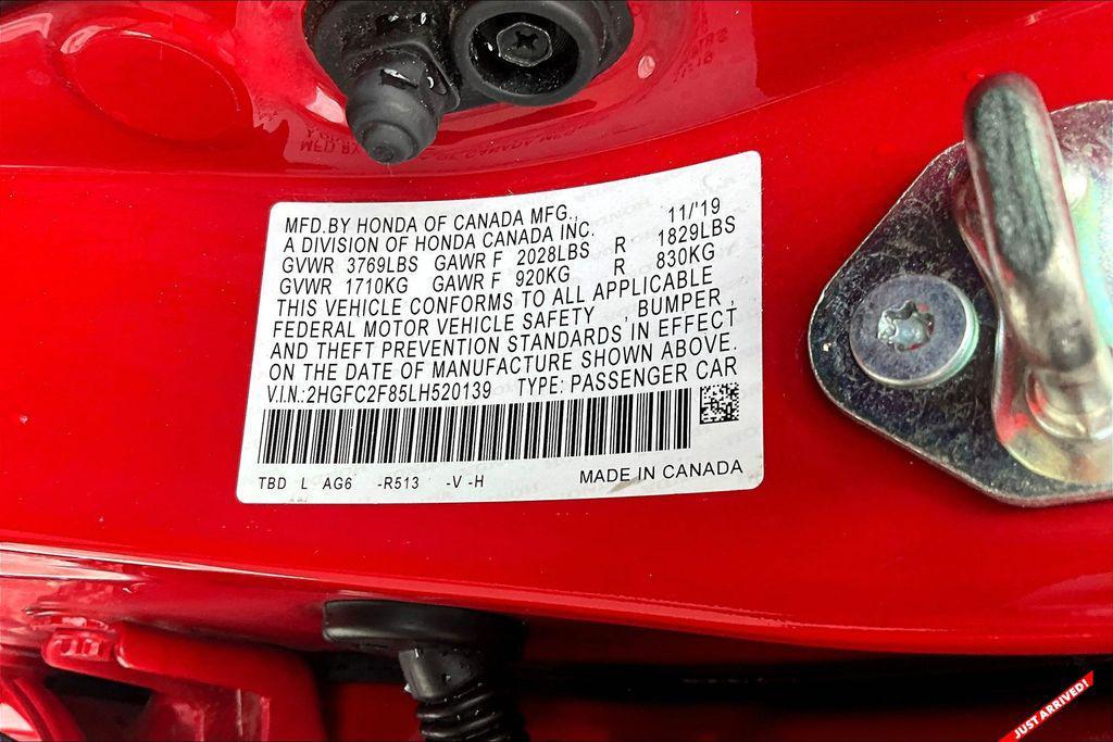used 2020 Honda Civic car, priced at $21,720