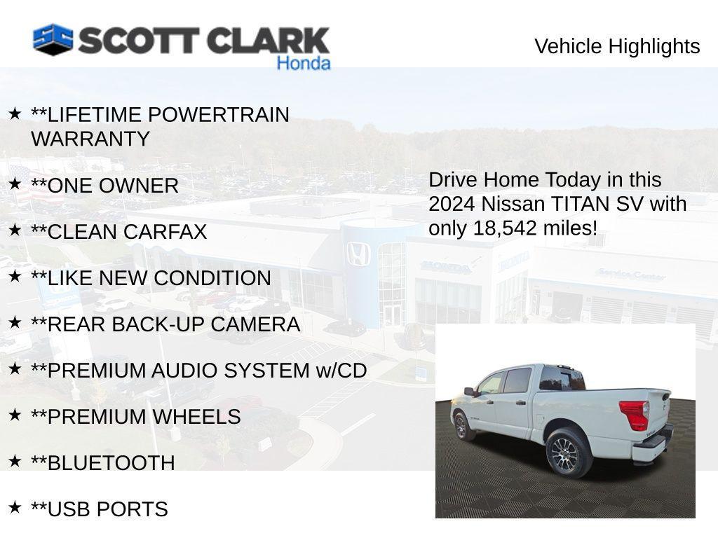 used 2024 Nissan Titan car, priced at $39,739