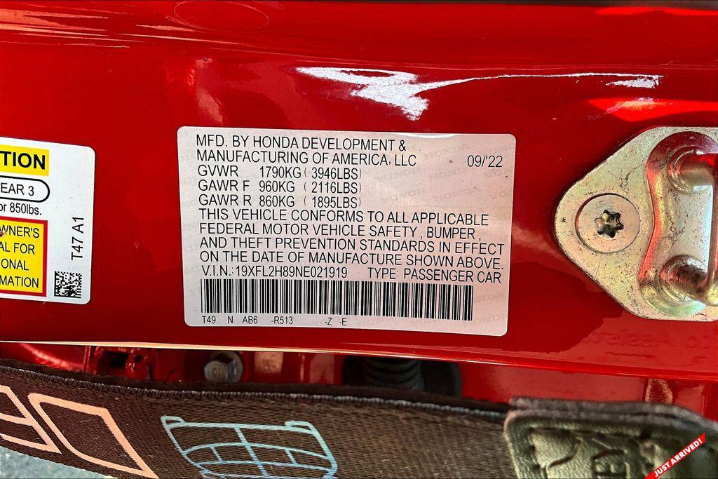 used 2022 Honda Civic car, priced at $22,440