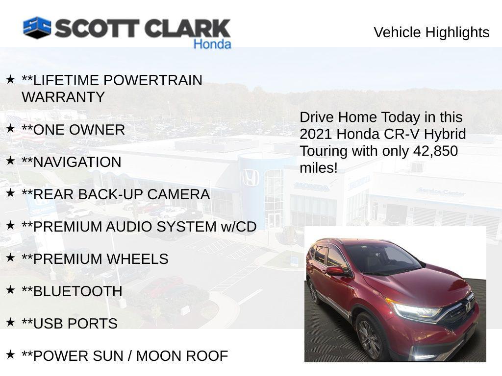 used 2021 Honda CR-V Hybrid car, priced at $28,975