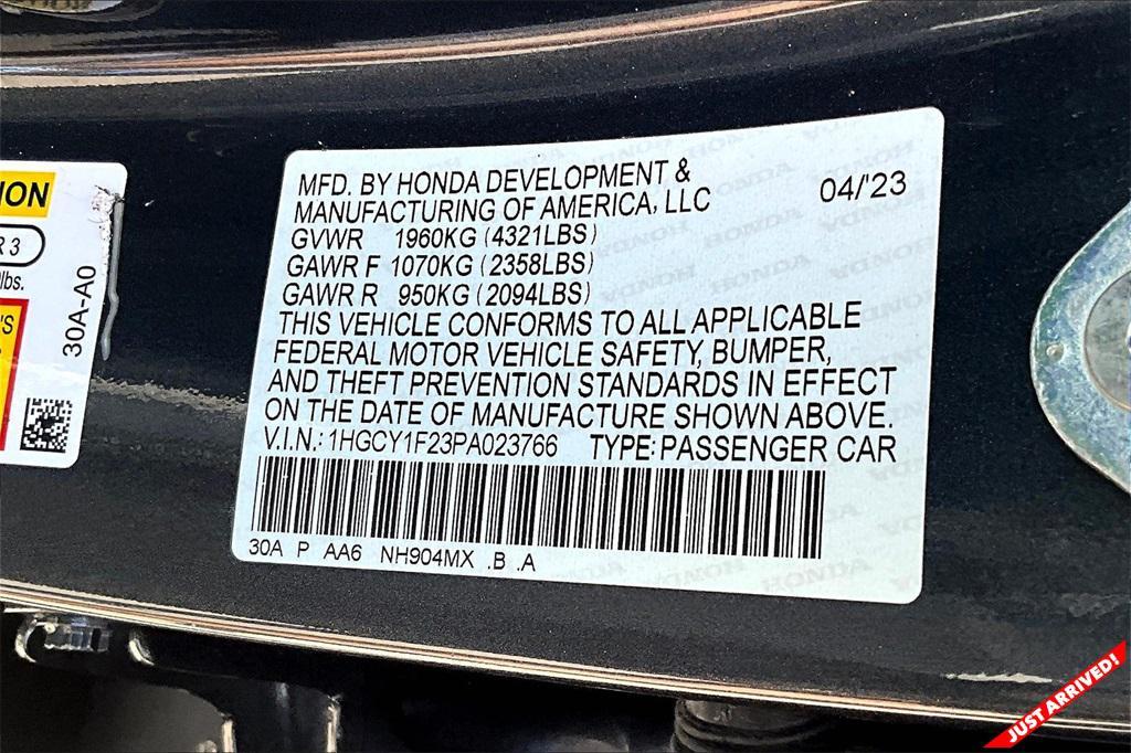 used 2023 Honda Accord car, priced at $24,250