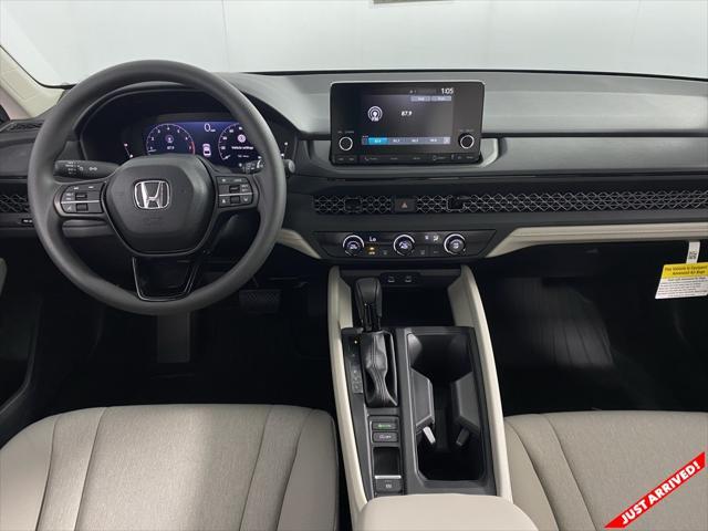 new 2025 Honda Accord car, priced at $29,445