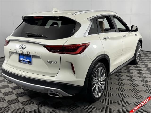 used 2022 INFINITI QX50 car, priced at $32,954