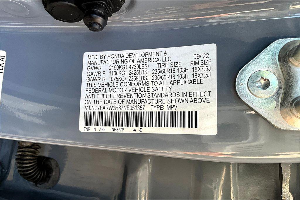 used 2022 Honda CR-V car, priced at $30,651