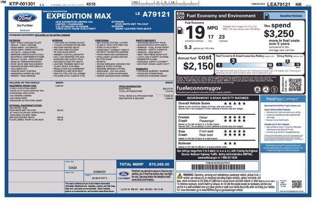 used 2020 Ford Expedition Max car, priced at $27,995