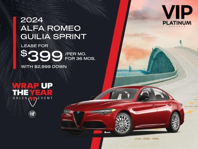 new 2024 Alfa Romeo Giulia car, priced at $38,100