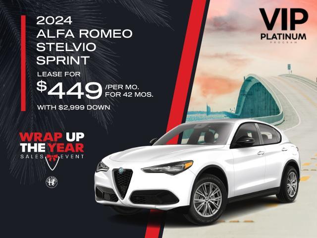 new 2024 Alfa Romeo Stelvio car, priced at $48,988