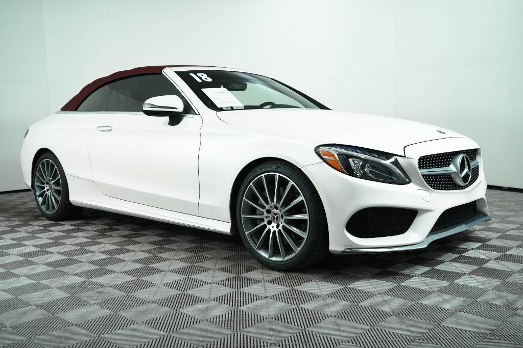 used 2018 Mercedes-Benz C-Class car, priced at $29,880