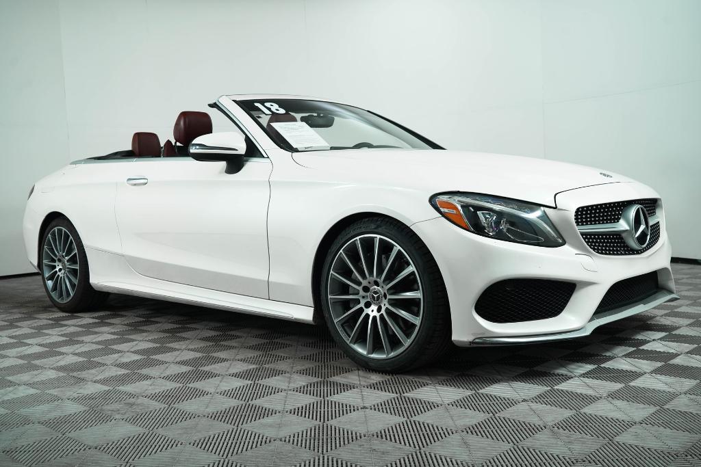 used 2018 Mercedes-Benz C-Class car, priced at $29,880