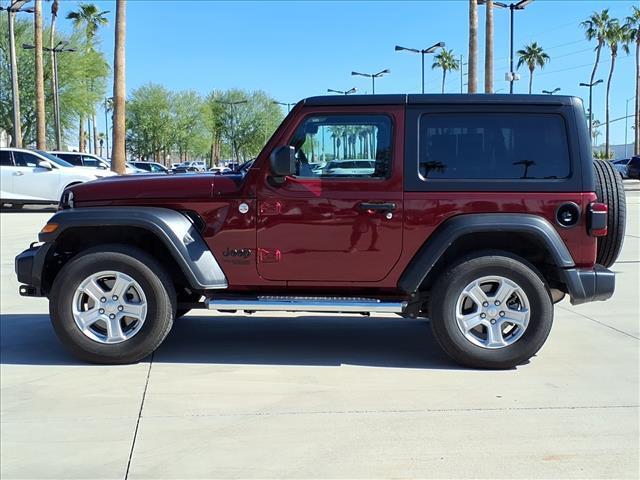 used 2021 Jeep Wrangler car, priced at $27,475