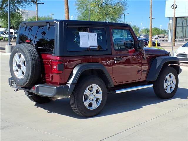 used 2021 Jeep Wrangler car, priced at $27,475