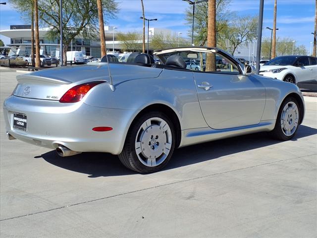 used 2002 Lexus SC 430 car, priced at $15,398