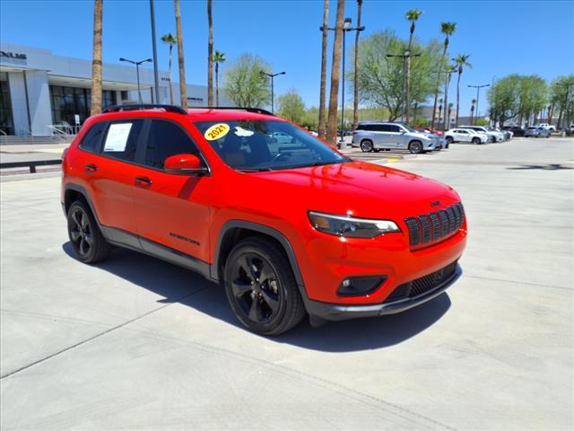 used 2021 Jeep Cherokee car, priced at $17,544