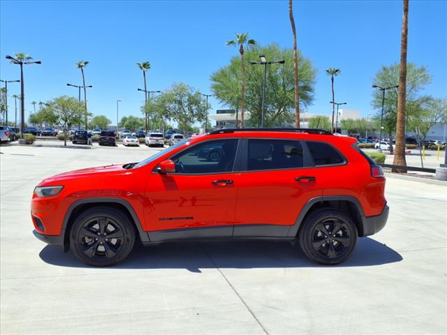 used 2021 Jeep Cherokee car, priced at $17,544