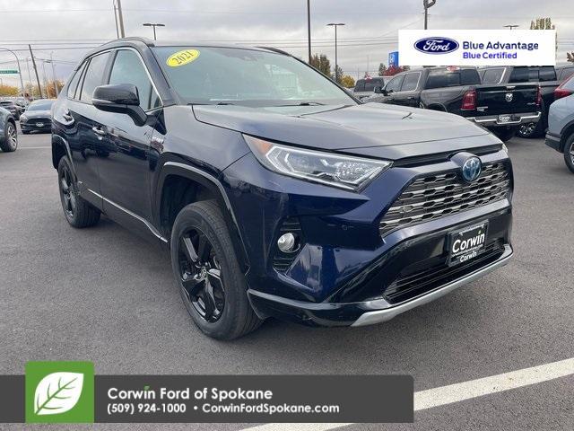 used 2021 Toyota RAV4 Hybrid car, priced at $31,870