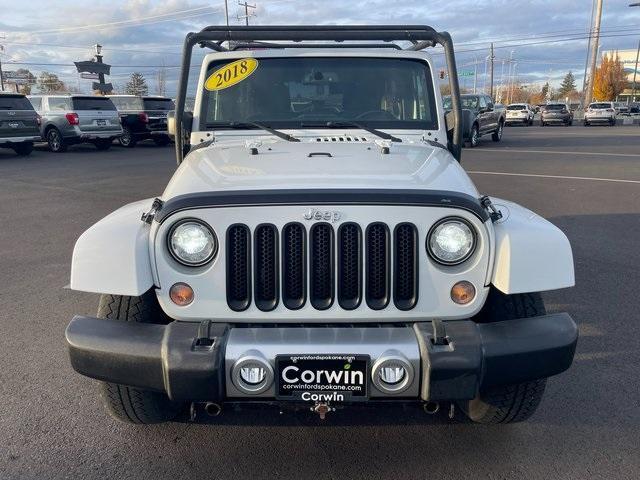 used 2018 Jeep Wrangler JK Unlimited car, priced at $23,354