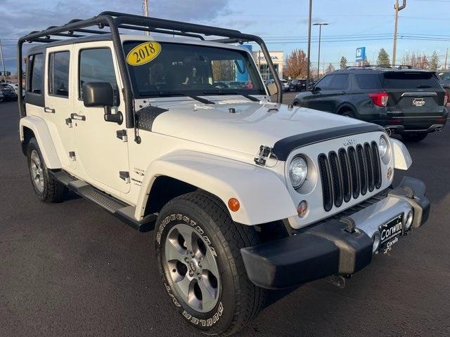 used 2018 Jeep Wrangler JK Unlimited car, priced at $23,354