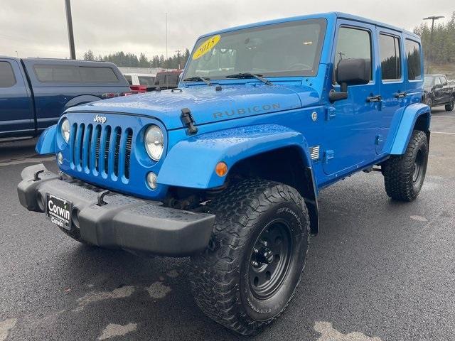 used 2015 Jeep Wrangler Unlimited car, priced at $21,779