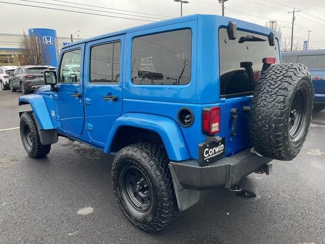 used 2015 Jeep Wrangler Unlimited car, priced at $21,779