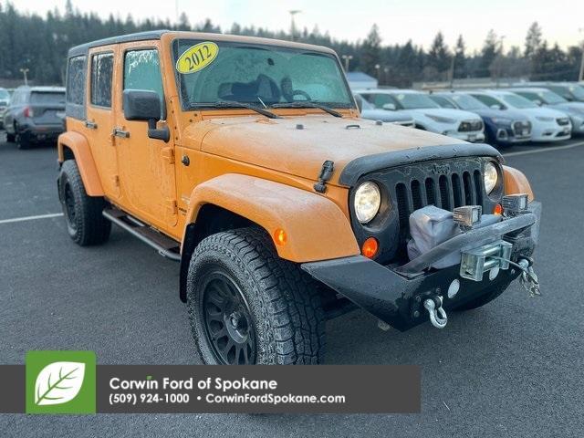 used 2012 Jeep Wrangler Unlimited car, priced at $17,489