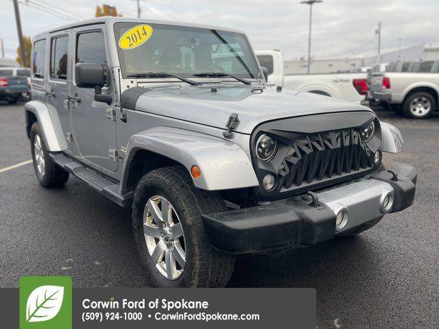 used 2014 Jeep Wrangler Unlimited car, priced at $11,989