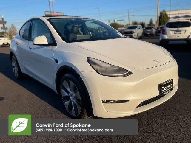 used 2020 Tesla Model Y car, priced at $27,607