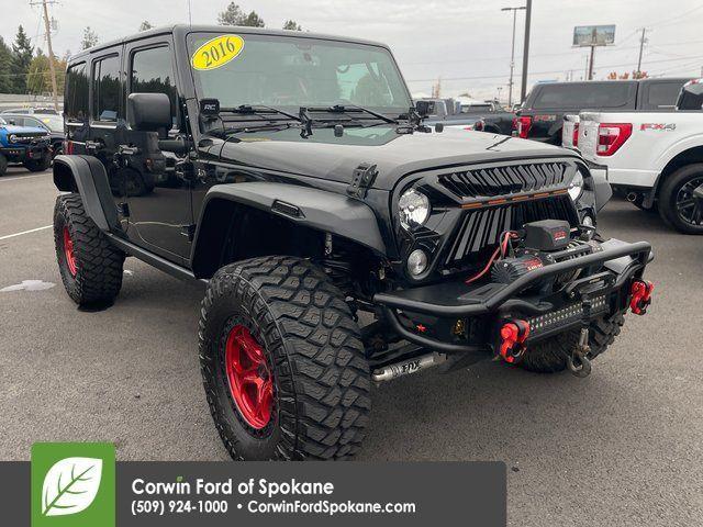 used 2016 Jeep Wrangler Unlimited car, priced at $20,489