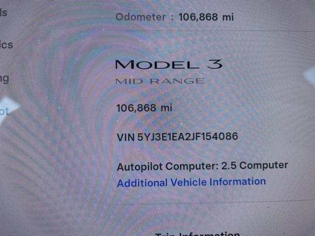 used 2018 Tesla Model 3 car, priced at $16,989