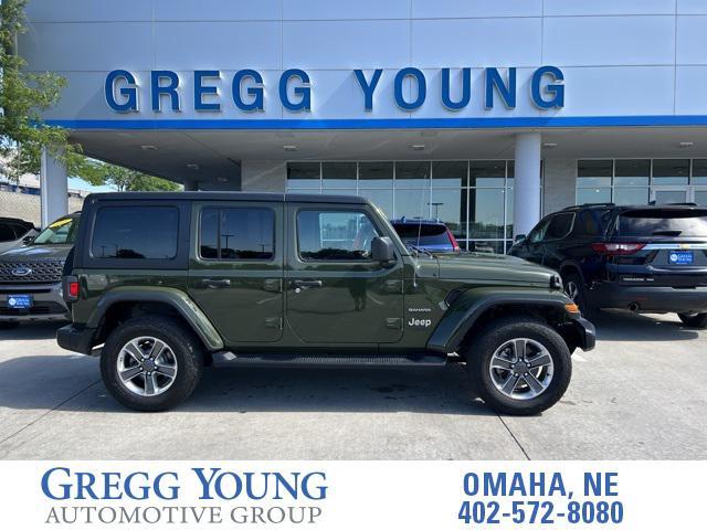 used 2021 Jeep Wrangler Unlimited car, priced at $28,000