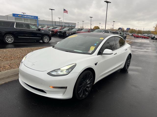 used 2021 Tesla Model 3 car, priced at $24,500