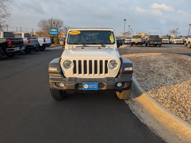 used 2021 Jeep Wrangler Unlimited car, priced at $28,500