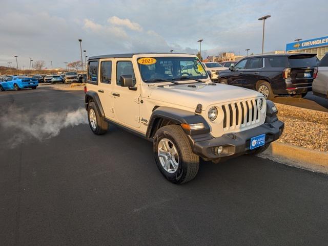 used 2021 Jeep Wrangler Unlimited car, priced at $28,500