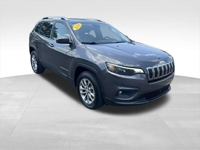 used 2021 Jeep Cherokee car, priced at $21,500
