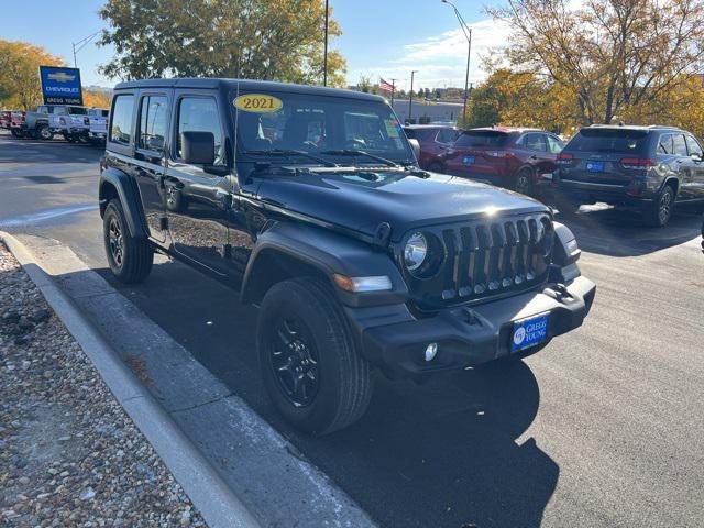 used 2021 Jeep Wrangler Unlimited car, priced at $30,800