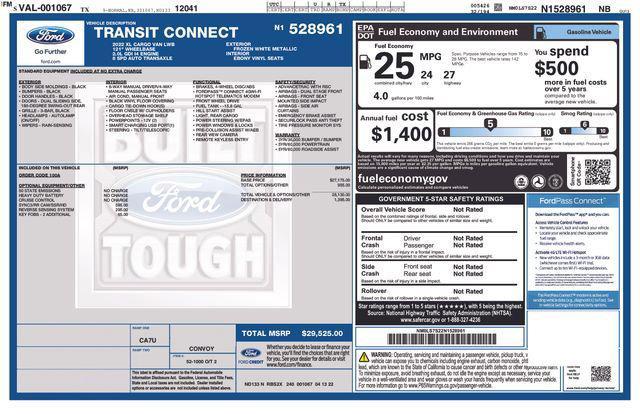 used 2022 Ford Transit Connect car, priced at $25,250
