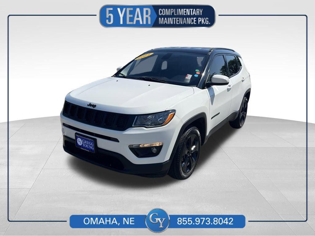 used 2021 Jeep Compass car, priced at $19,300