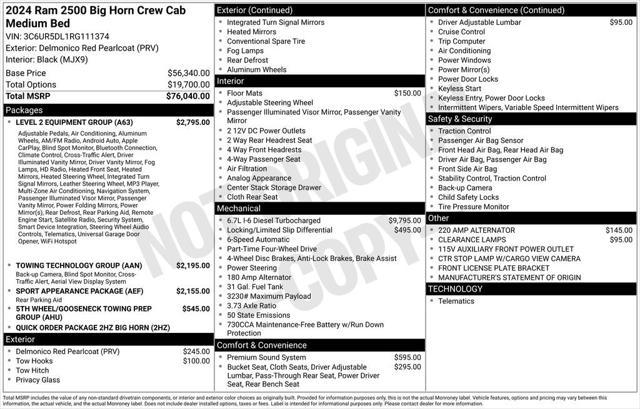 used 2024 Ram 2500 car, priced at $49,600