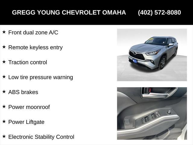 used 2023 Toyota Highlander car, priced at $39,500