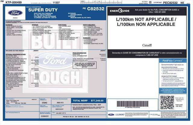 used 2023 Ford F-350 car, priced at $46,700