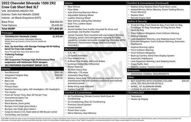 used 2022 Chevrolet Silverado 1500 car
