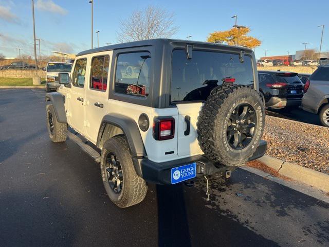 used 2021 Jeep Wrangler car, priced at $28,500