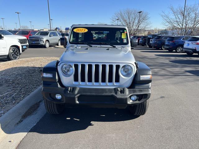 used 2023 Jeep Wrangler car, priced at $34,000