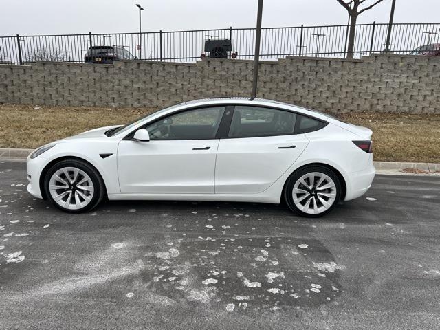 used 2021 Tesla Model 3 car, priced at $22,500